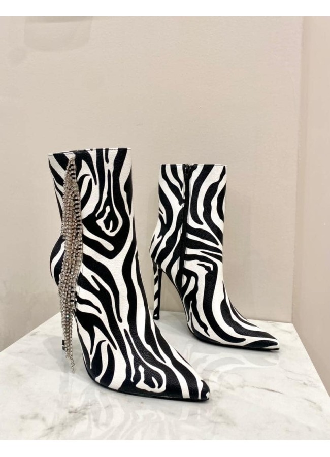 ZEBRA BOOTIES - LISABET