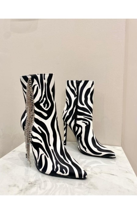 ZEBRA BOOTIES - LISABET