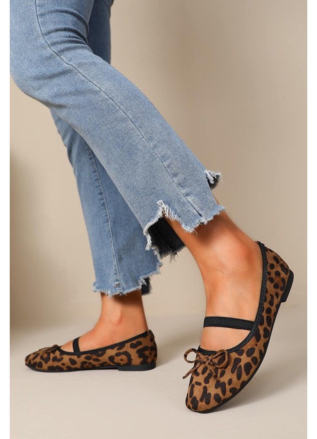 LEOPARD BALLERINAS - LEVINSON