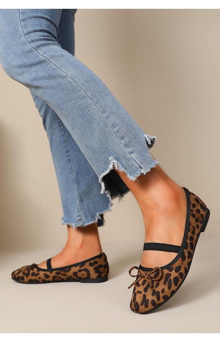 LEOPARD BALLERINAS - LEVINSON