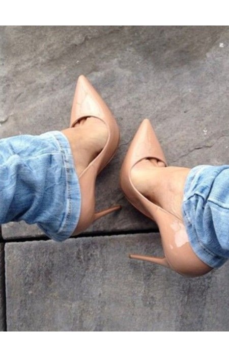 NUDE PUMPS - VERNIS