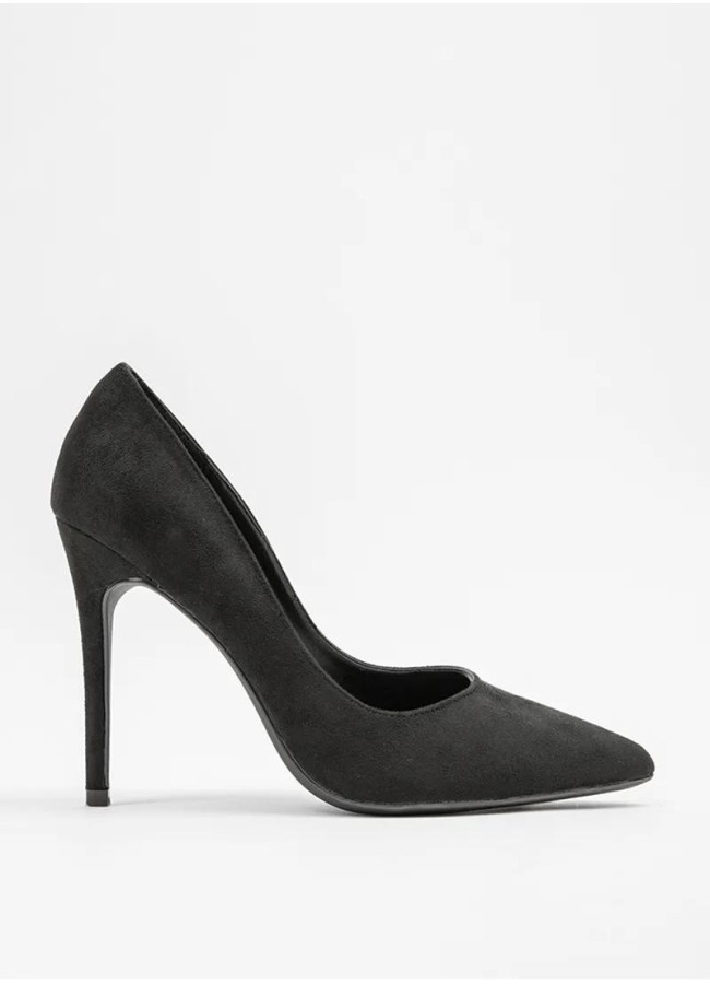 CHICAGO BLACK SUEDE PUMPS