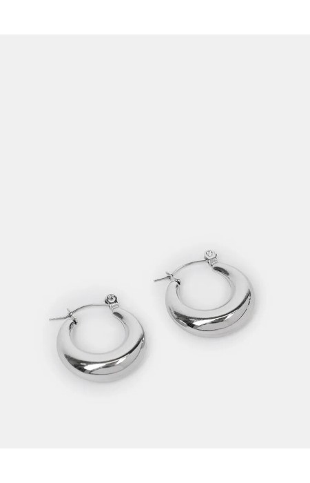 MINI SILVER HOOP EARRINGS