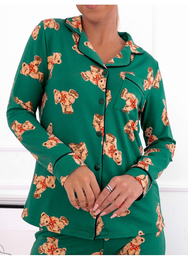 POOH GREEN PAJAMAS