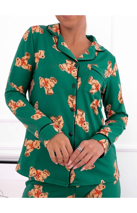 POOH GREEN PAJAMAS