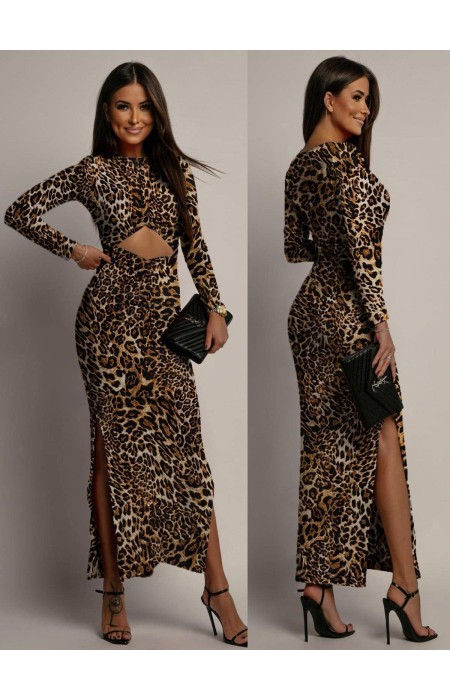 LEOPARD DRESS - MEMO