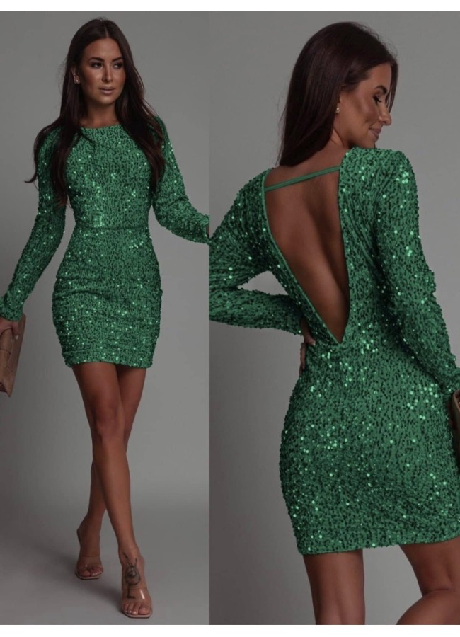 MINI DRESS WITH SEQUIN - DULCE