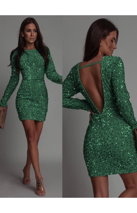 MINI DRESS WITH SEQUIN - DULCE