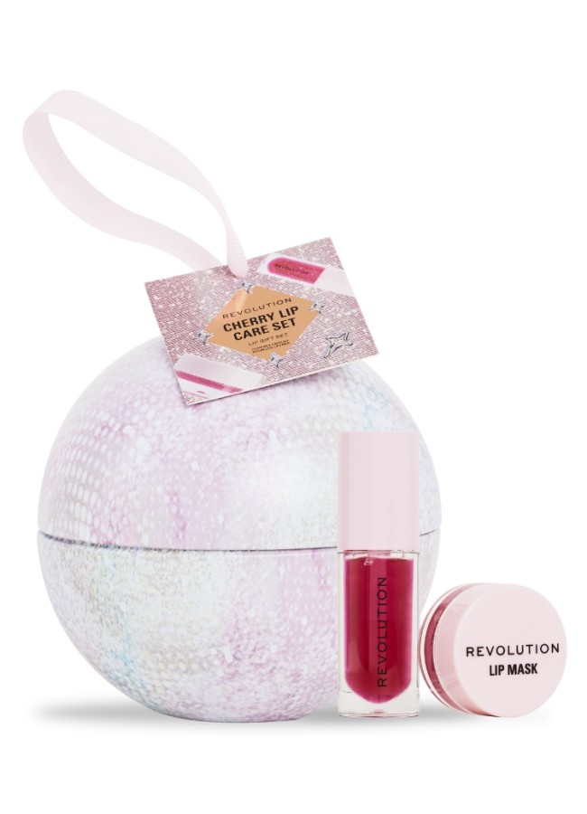 MAKE UP REVOLUTION CHERRY LIP OIL GIFT SET