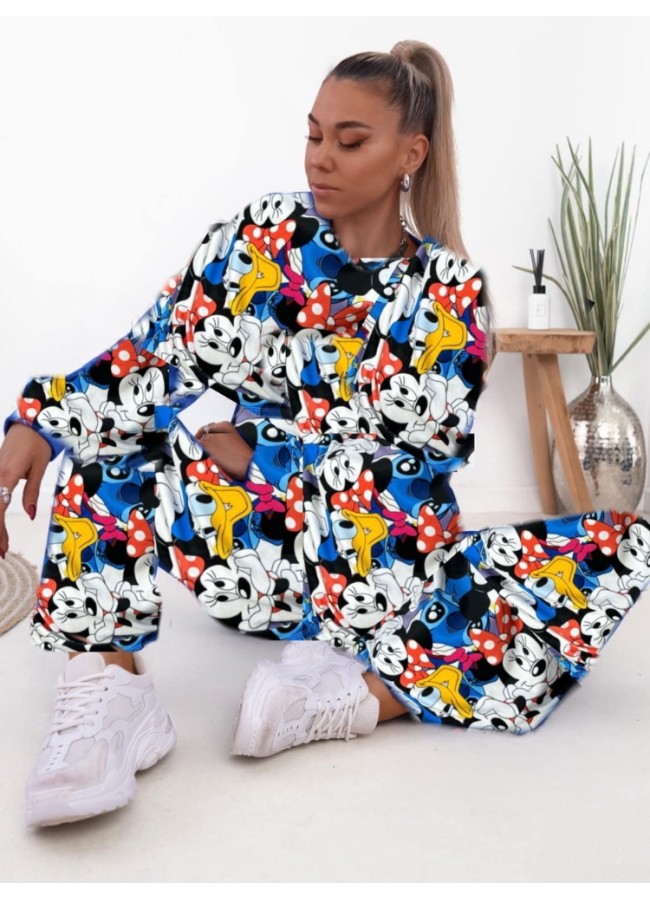 VELVET PYJAMAS SET - MINNIE & FRIENDS