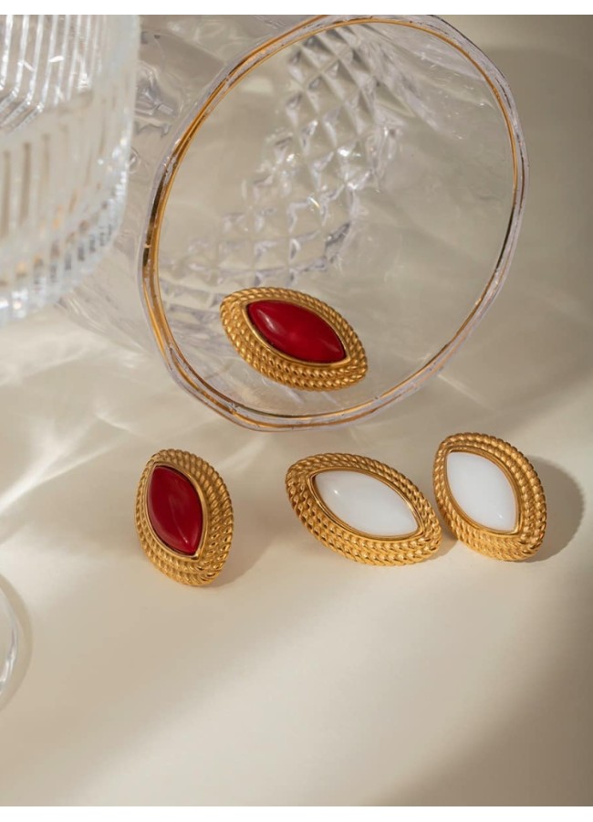 OVAL EARRINGS - BLAS