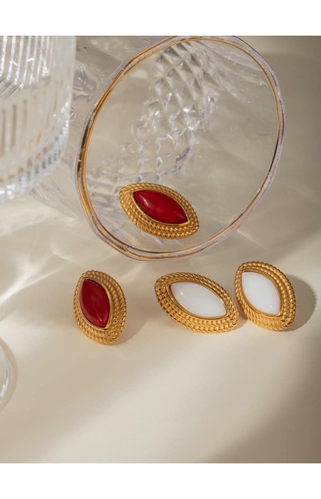 OVAL EARRINGS - BLAS