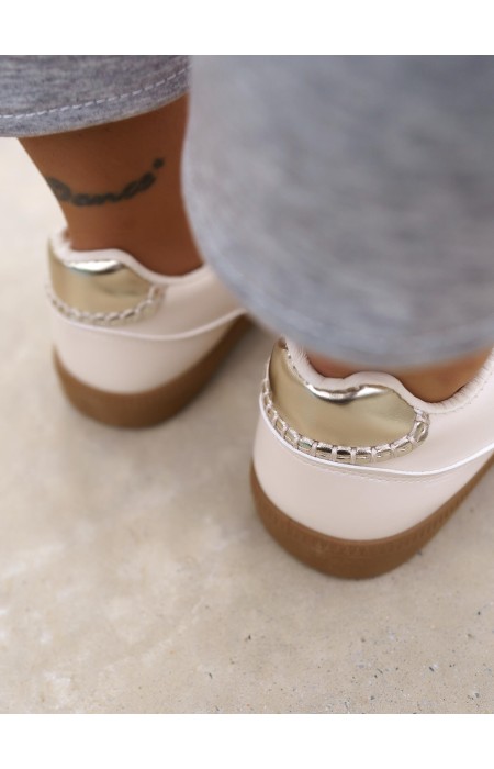 BEIGE SNEAKERS - AGGELA