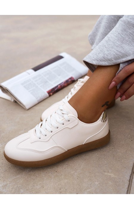 BEIGE SNEAKERS - AGGELA