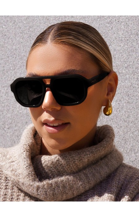 ANNAKEY BLAKE BLACK SUNGLASSES