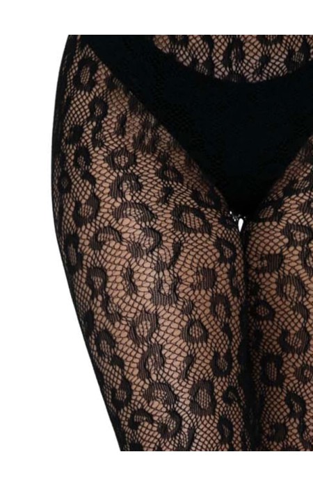 LEOPARD NET PANTS - LEO