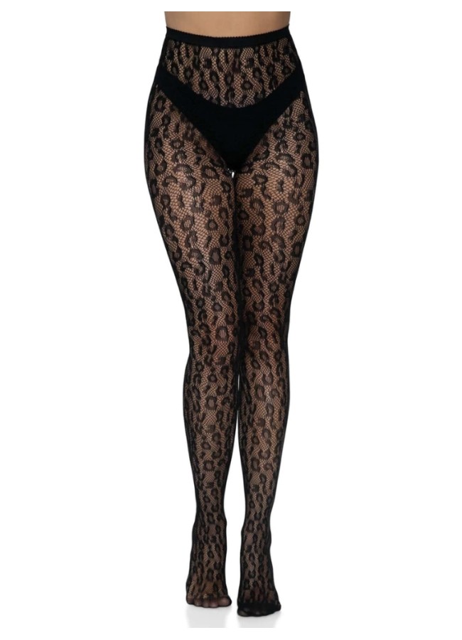 LEOPARD NET PANTS - LEO