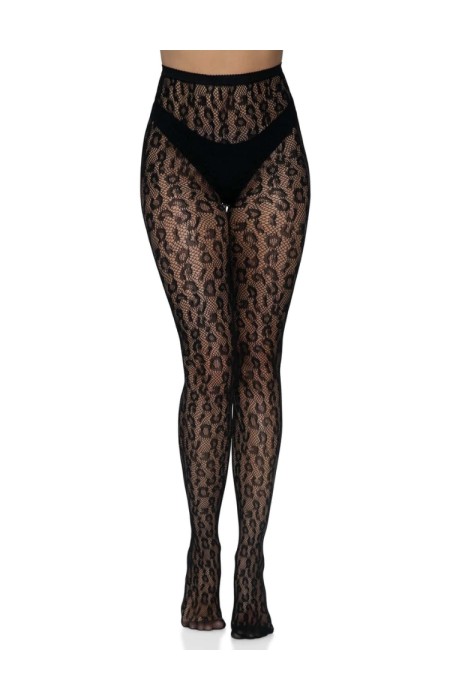 LEOPARD NET PANTS - LEO