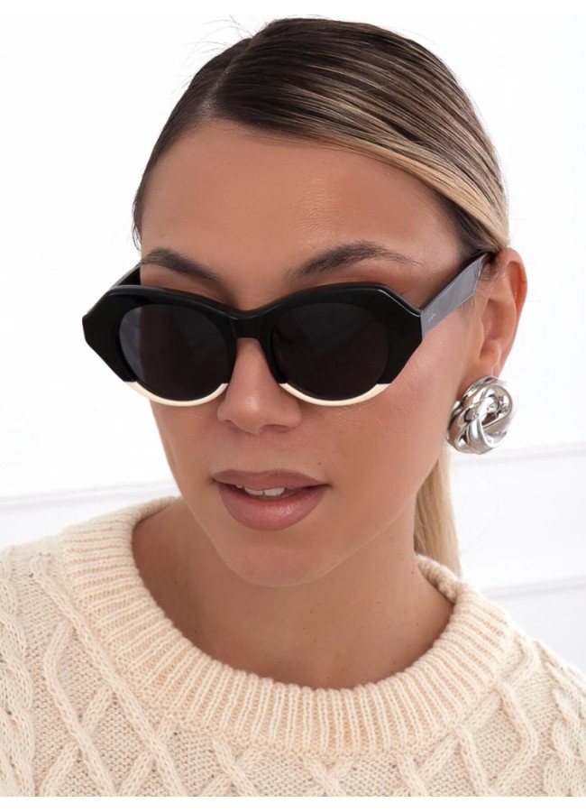 ANNAKEY VIDA BLACK SUNGLASSES