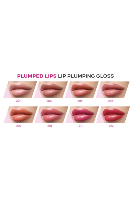 GOLDEN ROSE LIP GLOSS - PLUMPED LIPS