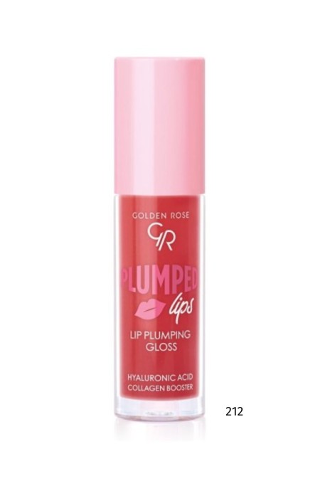 GOLDEN ROSE LIP GLOSS - PLUMPED LIPS