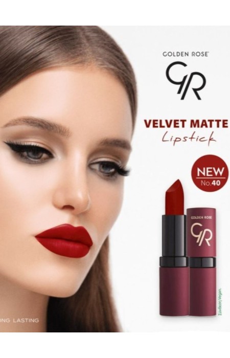 VELVET MATTE LIPSTICK ΝΟ 40 GOLDEN ROSE