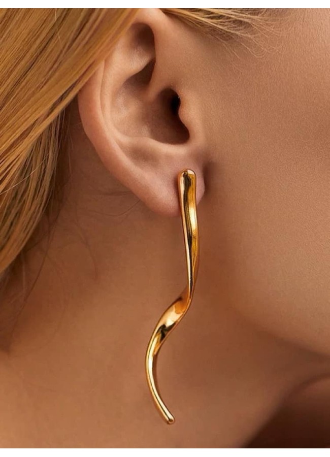 EARRINGS - CURVED LINES