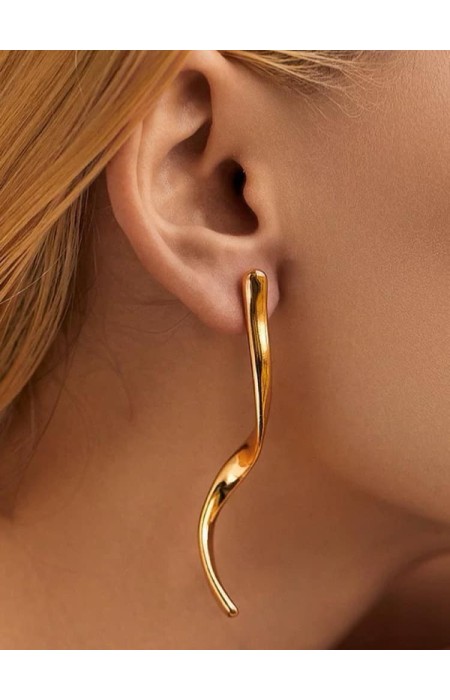 EARRINGS - CURVED LINES