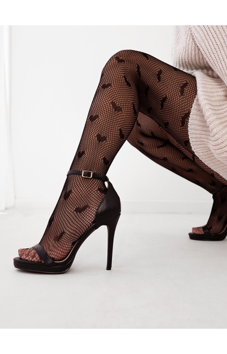 HEARTNET BLACK TIGHTS