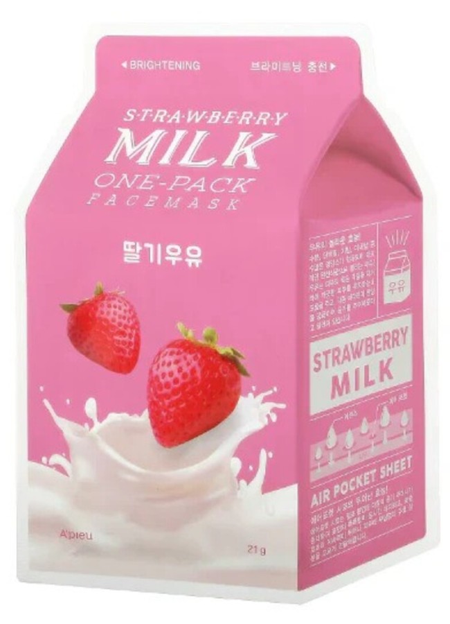 STRAWBERRY MILK ONE PACK FACE MASK