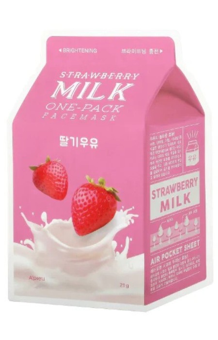 ΜΑΣΚΑ ΠΡΟΣΩΠΟΥ - STRAWBERRY MILK ONE PACK