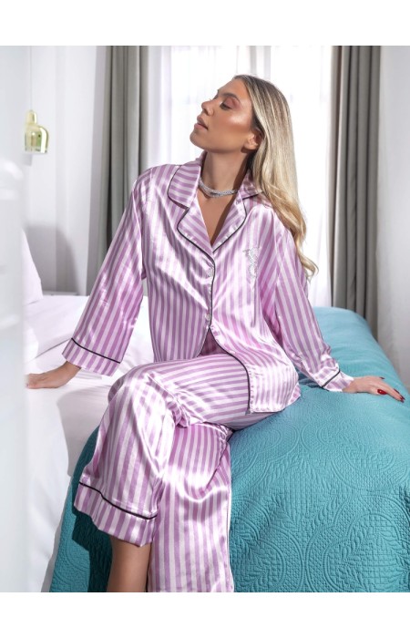 SATIN STRIPE PAJAMAS - VS