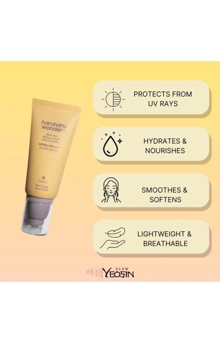 HARUHARU WONDER BLACK RICE AIRYFIT DAILY SUNSCREEN SPF50+