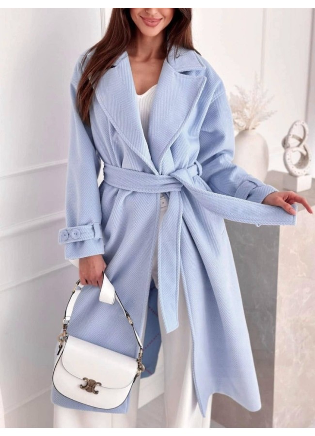 BABY BLUE COAT - BECKY