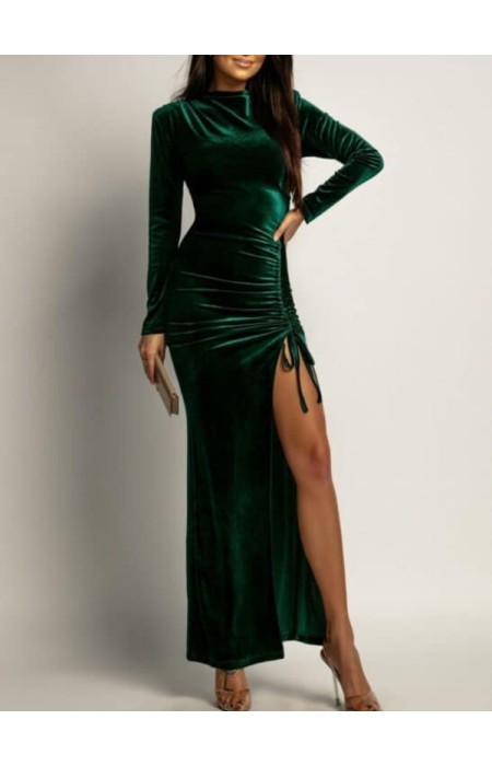 VELOUR DRESS - ELIZIA