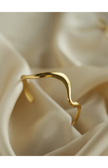 GOLD BRACELET - WAVE