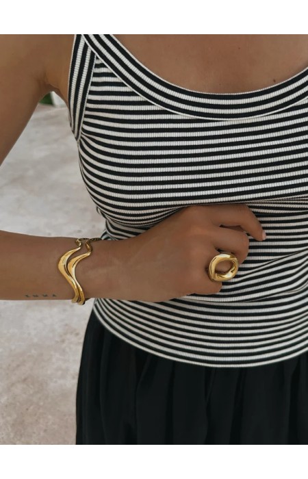 GOLD BRACELET - WAVE