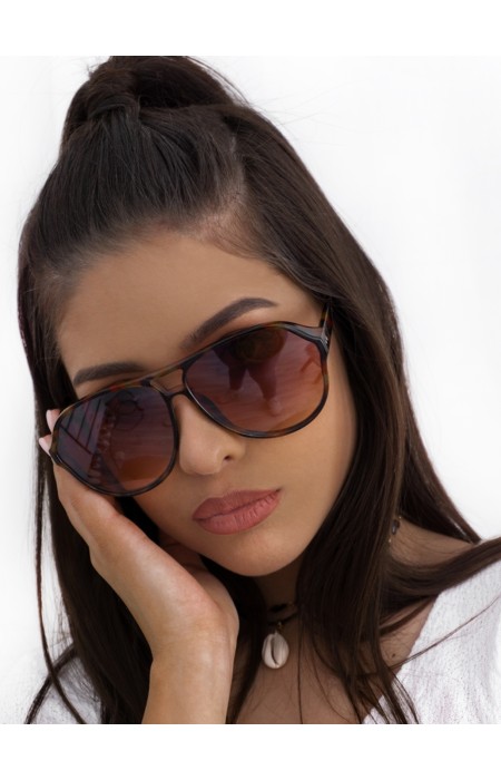 ANNAKEY TORI LEOPARD SUNGLASSES