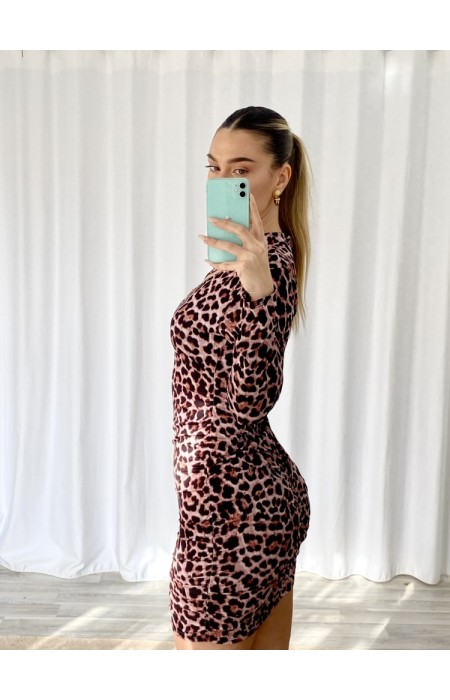 LEOPARD MINI DRESS - LILI