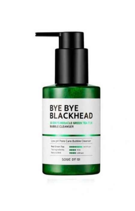 SOME BY MI ΑΦΡΟΔΕΣ ΚΑΘΑΡΙΣΤΙΚΟ ΠΡΟΣΩΠΟΥ - BYE BYE BLACKHEAD 30 DAYS MIRACLE GREEN TEA TOX BUBBLE CLEANSER