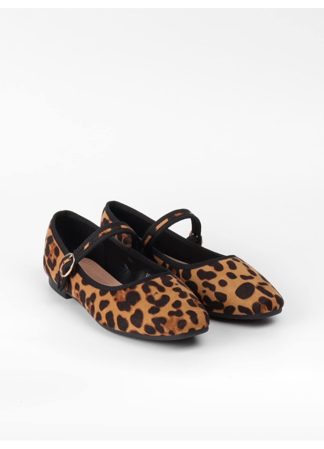 LEOPARD BALLERINAS - LARSEN