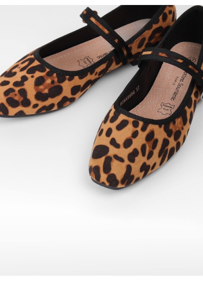 LEOPARD BALLERINAS - LARSEN