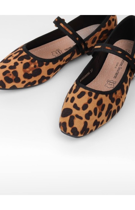 LEOPARD BALLERINAS - LARSEN