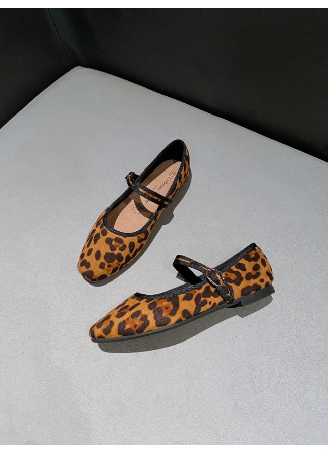 LEOPARD BALLERINAS - LARSEN