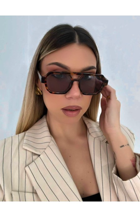 ANNAKEY LEON LEOPARD SUNGLASSES