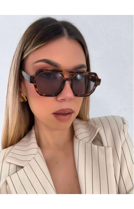 ANNAKEY LEON LEOPARD SUNGLASSES