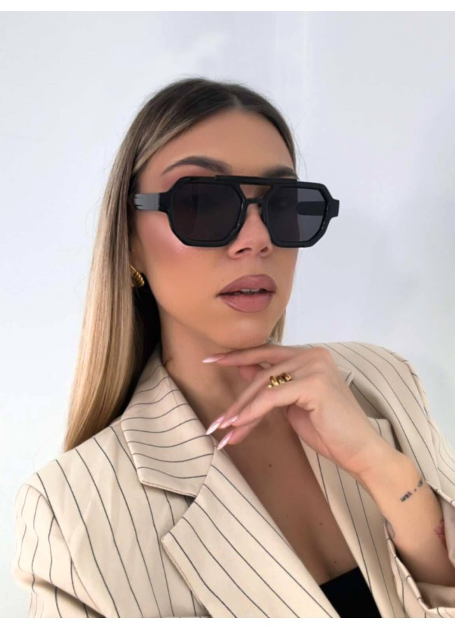 ANNAKEY LEON BLACK SUNGLASSES