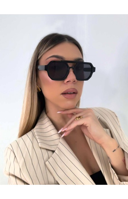 ANNAKEY LEON BLACK SUNGLASSES