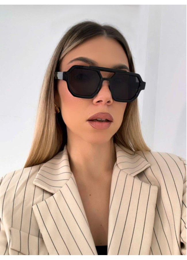 ANNAKEY LEON BLACK SUNGLASSES