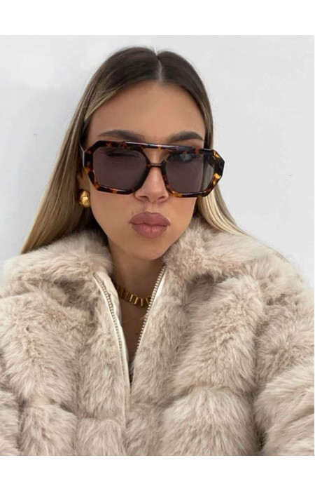 ANNAKEY COLIN LEOPARD SUNGLASSES